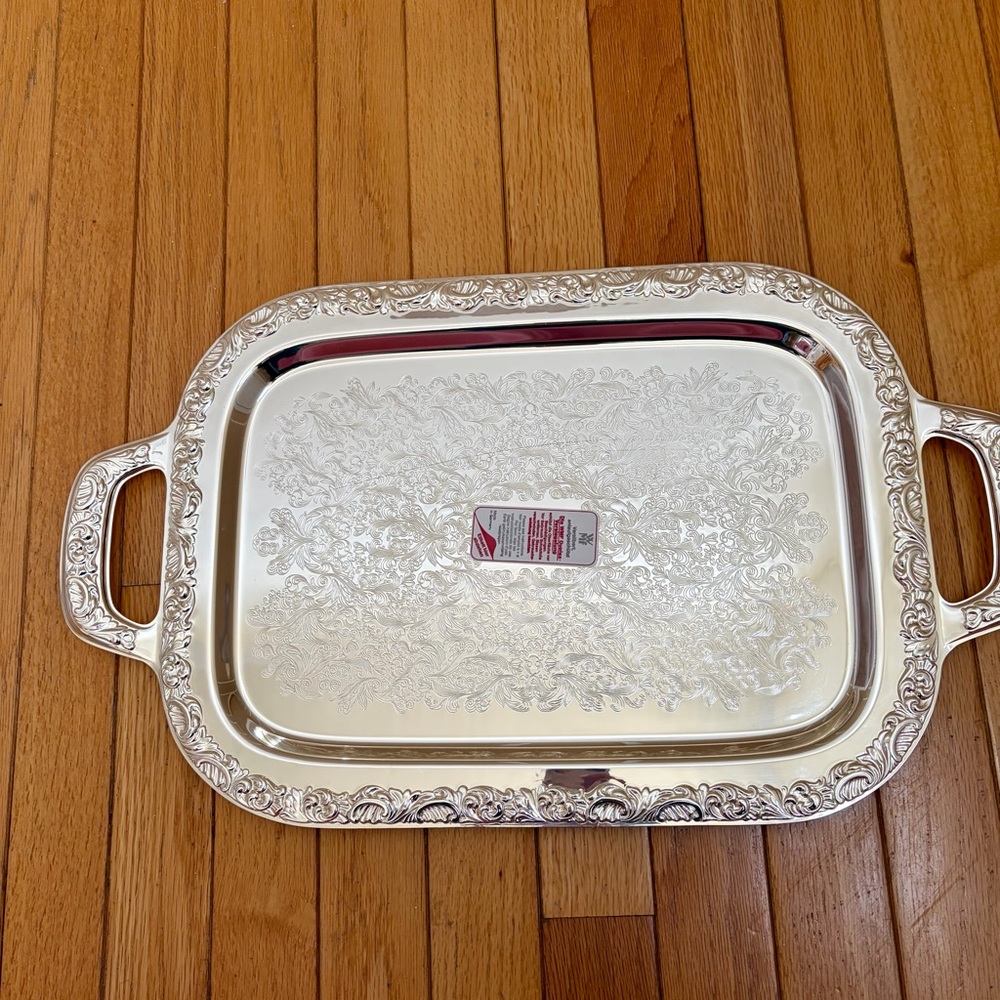 WMF Elegant Silver Serveware Tray NEW